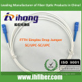 Fabrik FTTH Drop Patchkabel SC / UPC SC / UPC Simplex / Duplex 5M / 10M / 15M / 50M / 100M